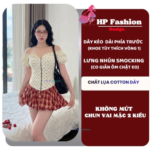 [Mua TĂNG 1 size so bảng SIZE ] Áo corset tay phồng, áo kiểu body trễ vai mùa hè vải lụa cotton QC lưng chun  size S M L XL 2XL 3XL có bigsize  HP107