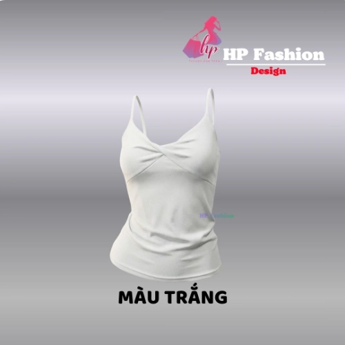 Áo hai dây nữ form dài ôm body không mút chiết eo basic xoắn v1 , áo kiểu mùa hè vải cotton QC co giãn  size S M L XL 2XL 3XL có bigsize  HP106