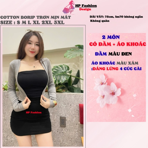 Đầm sát nách ôm body dáng ngắn không mút, váy kiểu trơn basic  đen đỏ xanh có bigsize vải thoáng mát mùa hè tôn dáng sang chảnh HP61