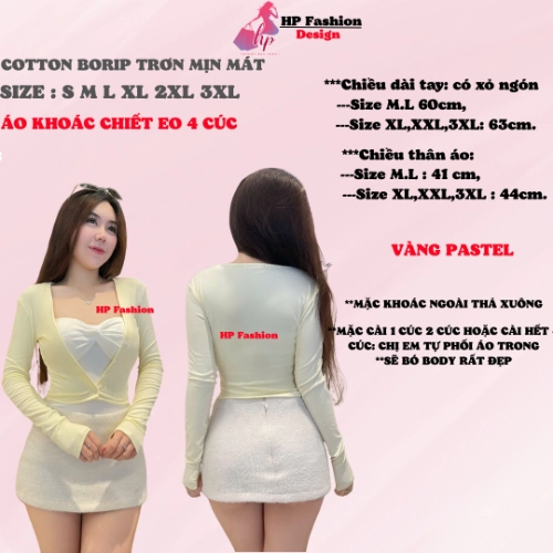 [CHỌN TĂNG 1 SIZE]Áo khoác cardi gan [KHÔNG CÓ ÁO TRONG] dáng ngắn 4 cúc chiết eo ôm bó body basic, áo phối kiểu mặc bên ngoài nữ tay dài vải cotton cao cấp co giãn có bigsize mùa hè HP50