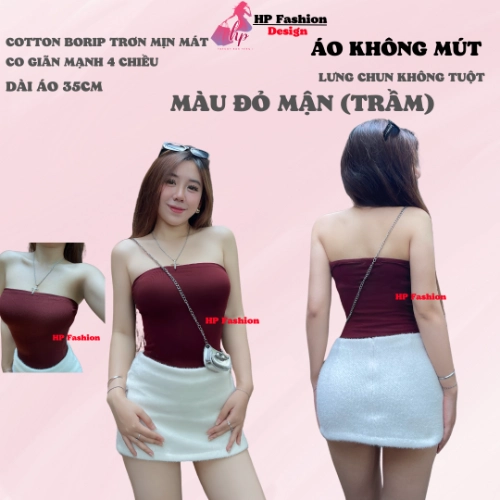 Áo quây tube phom dài ôm body mỏng mát, áo ống tank top nữ  vải thun cotton borip trơn basic co giãn 4 chều thoáng mát thấm hút mồ hôi size S M L Xl XXL  có bigsize mùa hè HP41