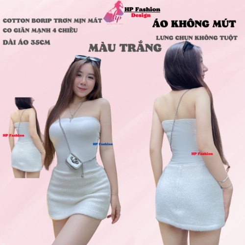 Áo quây tube phom dài ôm body mỏng mát, áo ống tank top nữ  vải thun cotton borip trơn basic co giãn 4 chều thoáng mát thấm hút mồ hôi size S M L Xl XXL  có bigsize mùa hè HP41