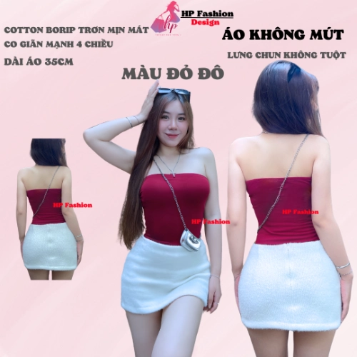 Áo quây tube phom dài ôm body mỏng mát, áo ống tank top nữ  vải thun cotton borip trơn basic co giãn 4 chều thoáng mát thấm hút mồ hôi size S M L Xl XXL  có bigsize mùa hè HP41