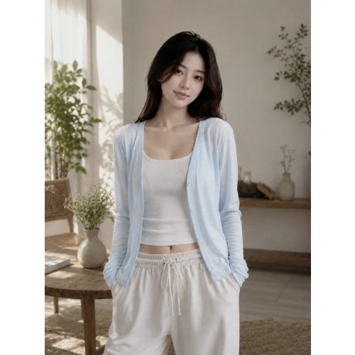 Áo khoác cardigan MỎNG NHẸ MÁT TRƠN 4 CÚC dáng dài , áo phối kiểu mặc bên ngoài nữ tay dài vải cotton GIẤY cao cấp co giãn có bigsize mùa hè thu đông A13