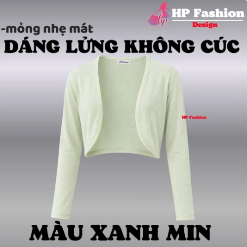 Áo khoác dáng lửng ngắn cardigan MỎNG NHẸ MÁT TRƠN , áo phối kiểu mặc bên ngoài nữ tay dài vải cotton GIẤY cao cấp co giãn có bigsize mùa hè thu đông A15