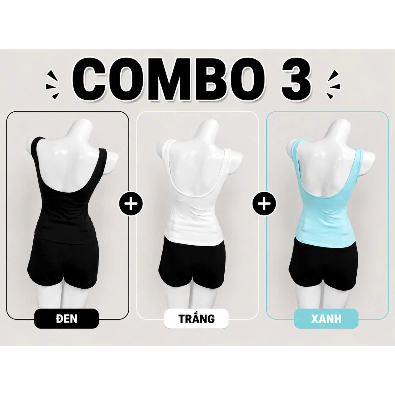 Áo 3 Lỗ hở lưng  phom dài ôm body, áo 2 dây kiểu nữ cổ u mùa hè thun co giãn màu đen trắng nâu đi chơi tôn dáng sang chảnh A28